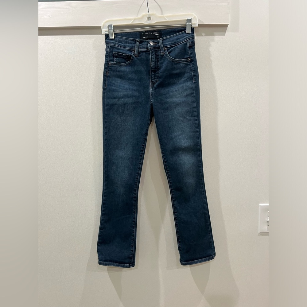 Veronica Beard Carly Kick Flare High Rise Jeans